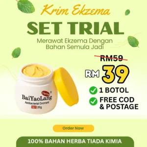 KRIM EKZEMA - SET TRIAL (1 BOTOL)
